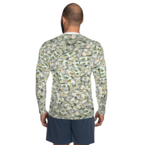 Alternative view of MONEY Men Rash Guard
