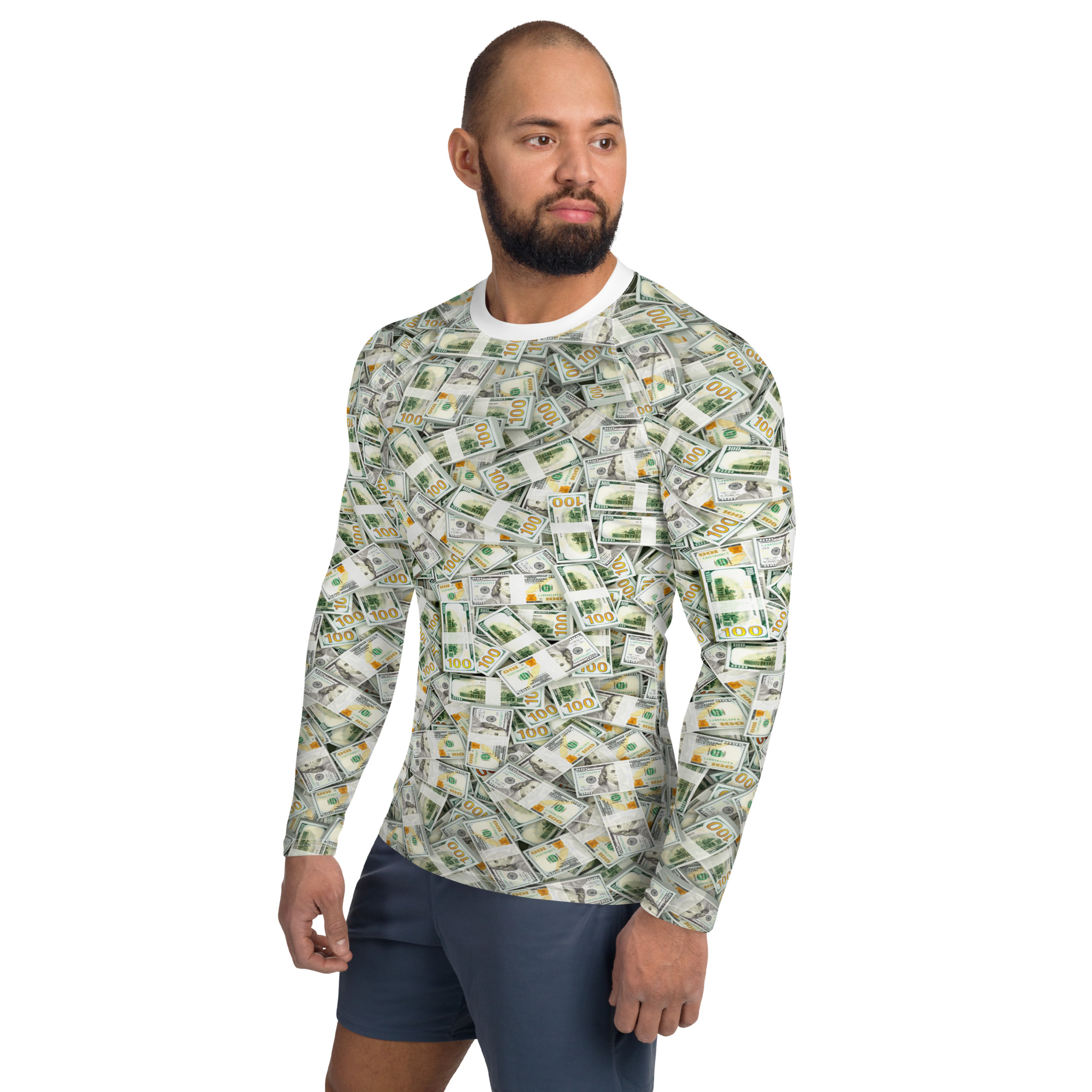 MONEY Men Rash Guard - Image 3