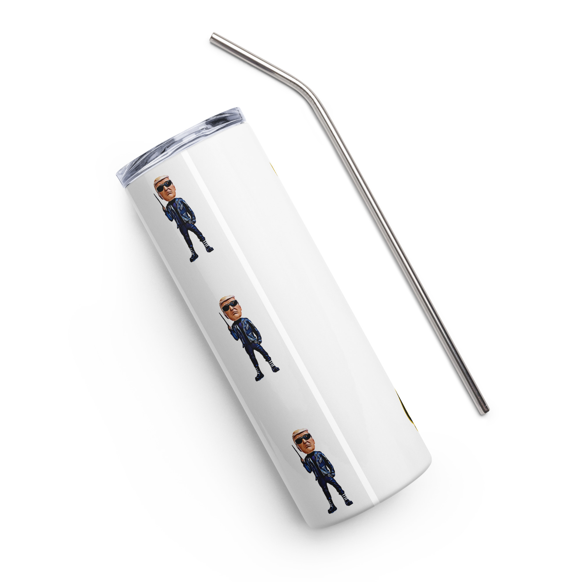 TRUMP PUNISHER GET SUM 20-OZ Stainless Steel Tumbler - Image 4