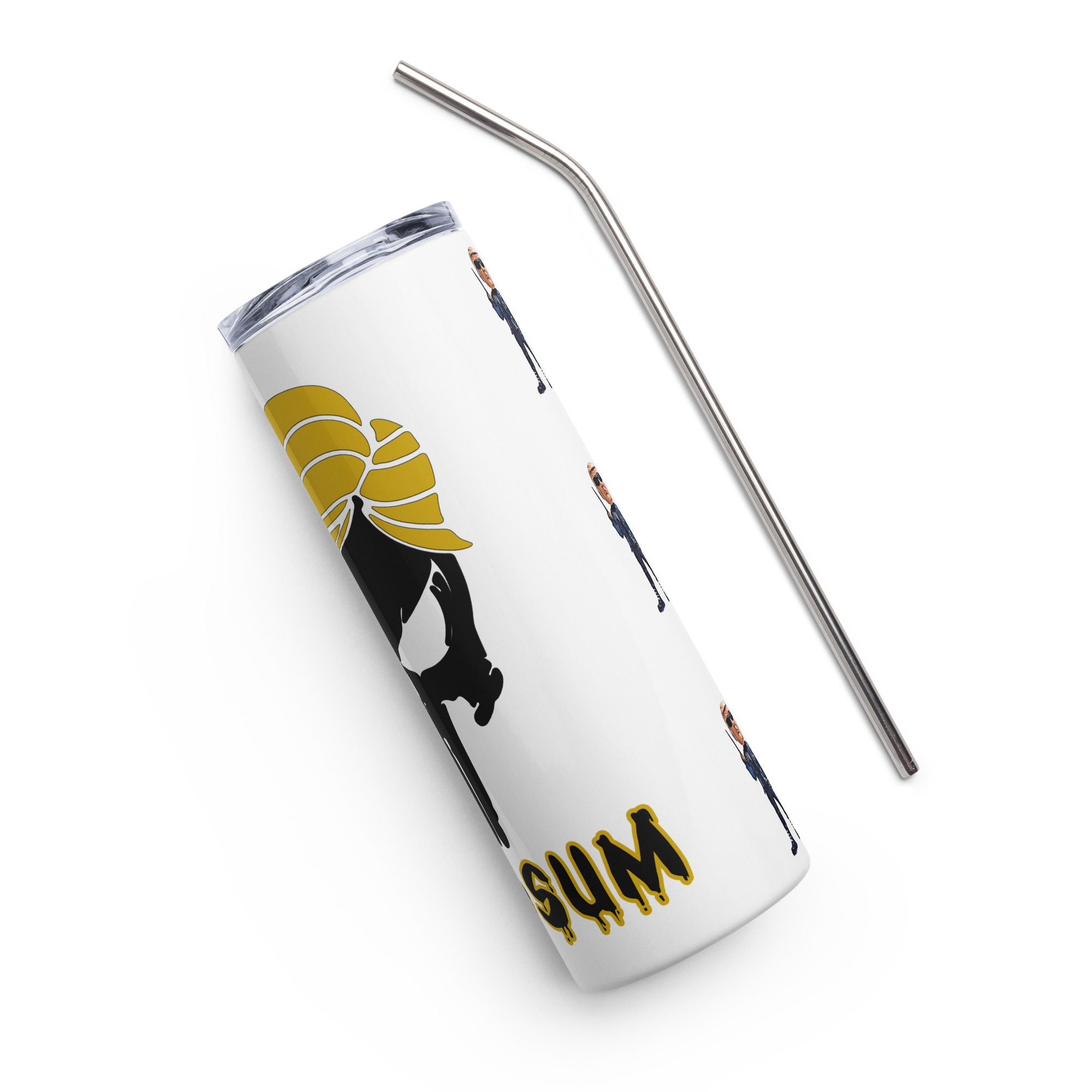 TRUMP PUNISHER GET SUM 20-OZ Stainless Steel Tumbler - Image 3