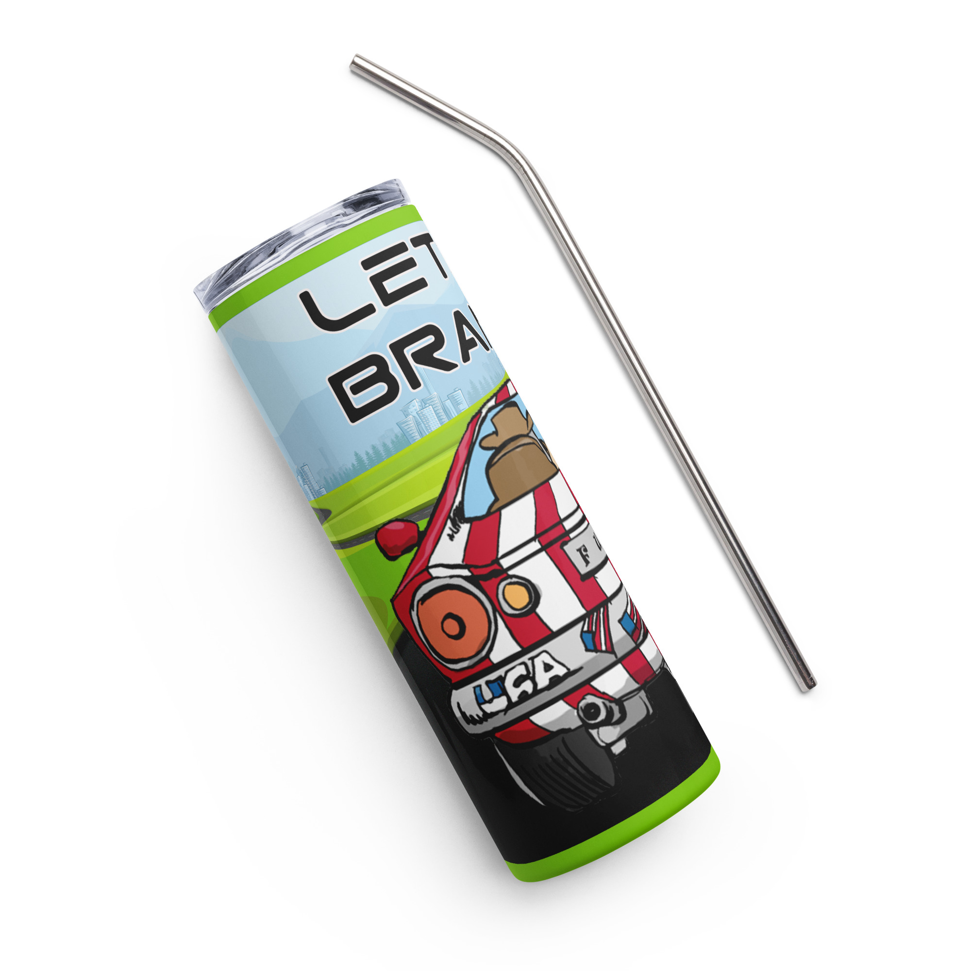 LETS GO BRANDON 20-oz Stainless Steel Tumbler - Image 2