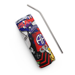 Alternative view of AIRBORNE 20-oz Stainless Steel Tumbler