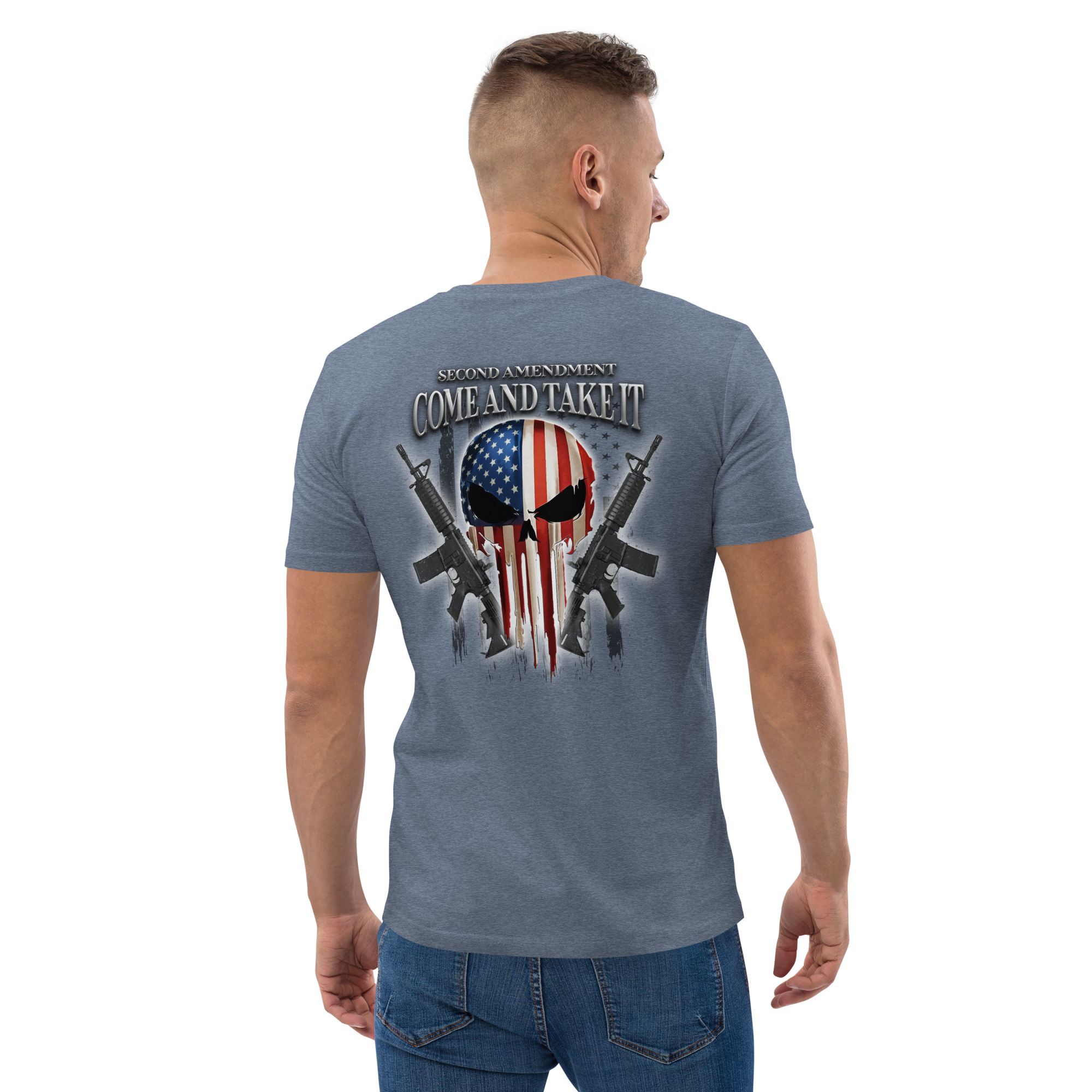 COME AND TAKE IT (back) organic cotton t-shirt - Image 6