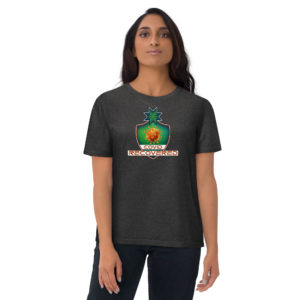 Alternative view of COVID RECOVERED Unisex organic cotton t-shirt