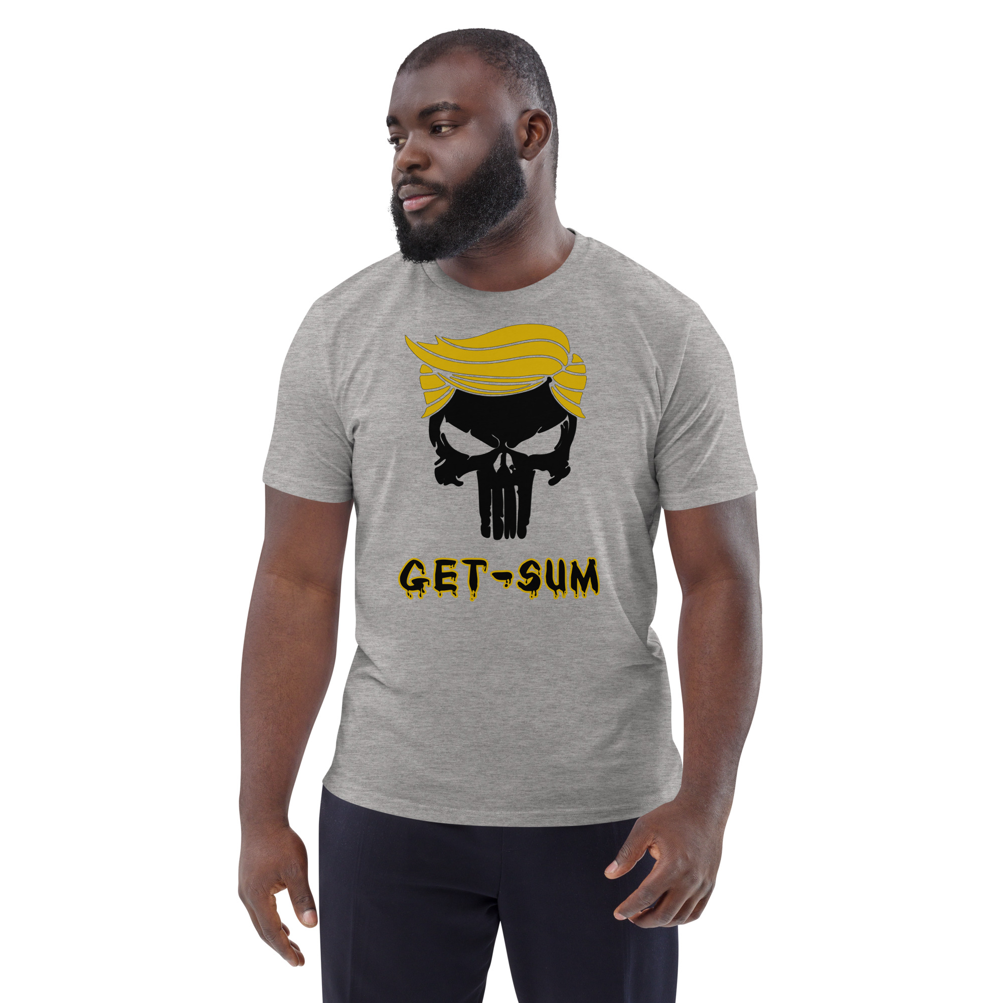 TRUMP PUNISHER GET SUM Unisex cotton t-shirt - Image 5