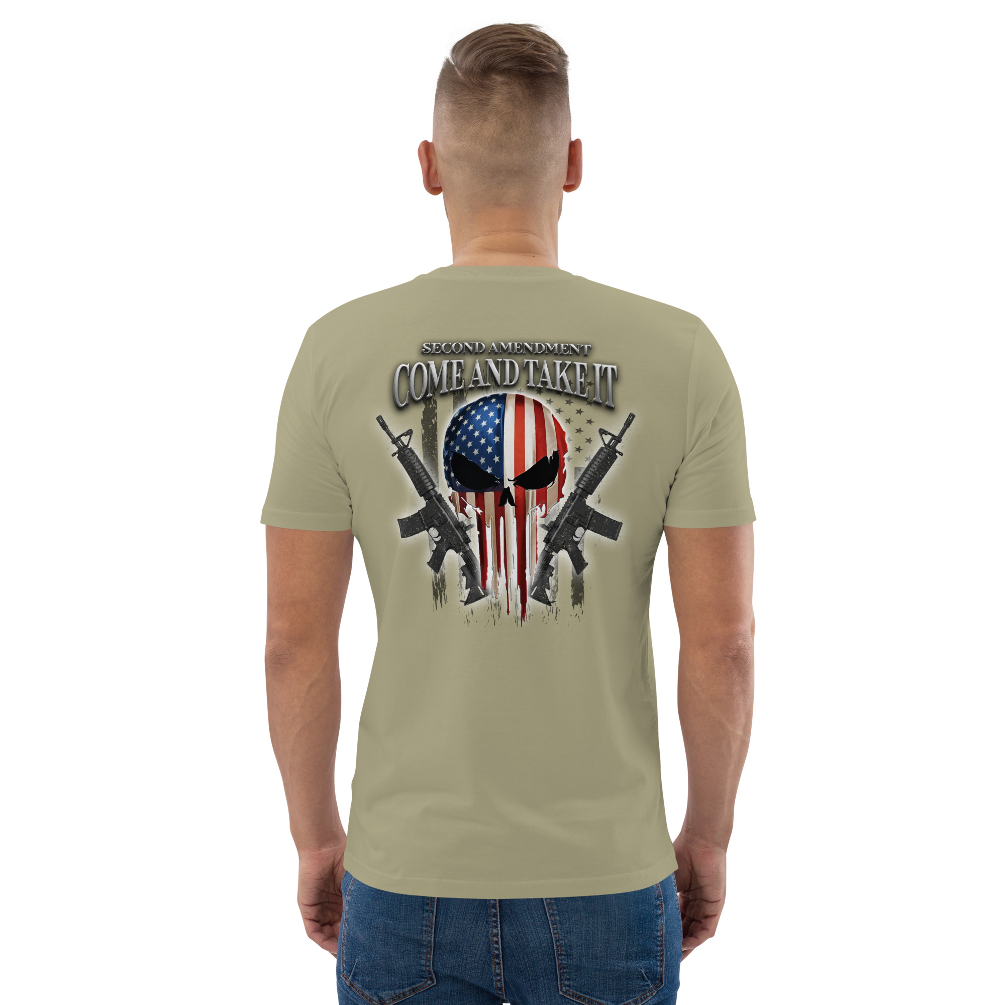 COME AND TAKE IT (back) organic cotton t-shirt - Image 7