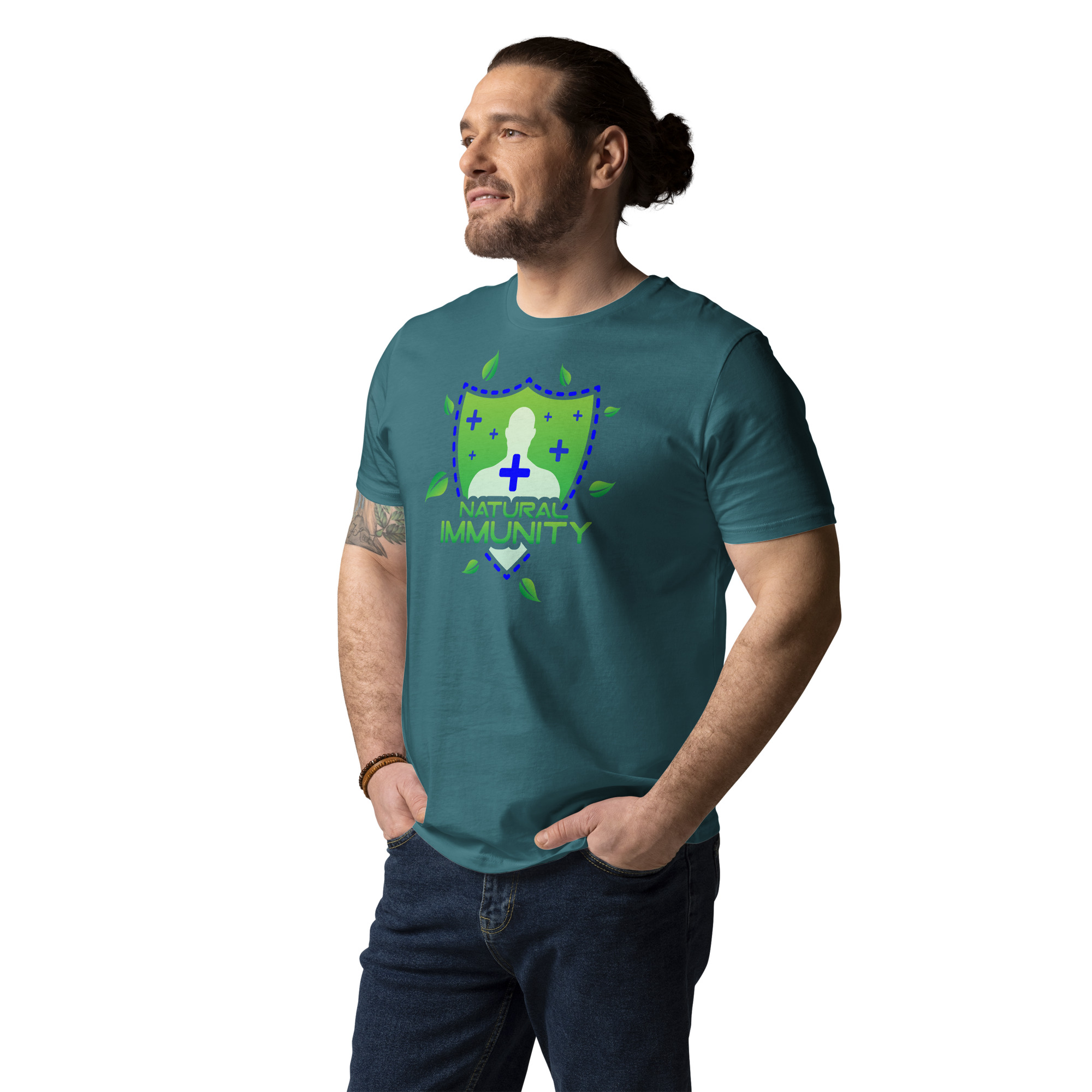 NATURAL IMMUNITY Unisex organic cotton t-shirt - Image 13