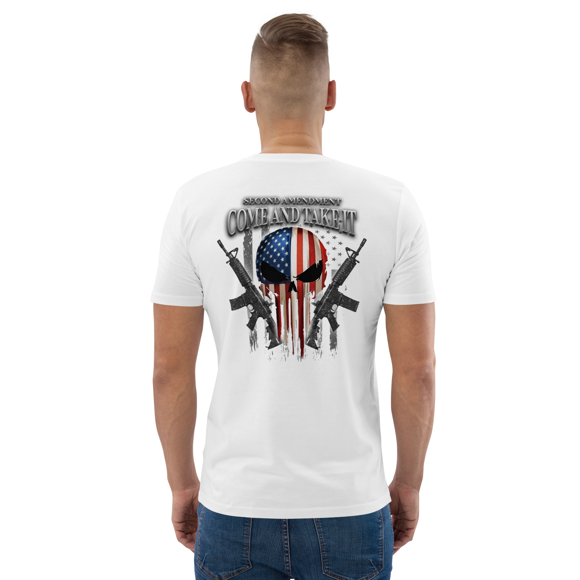 COME AND TAKE IT (back) organic cotton t-shirt - Image 9