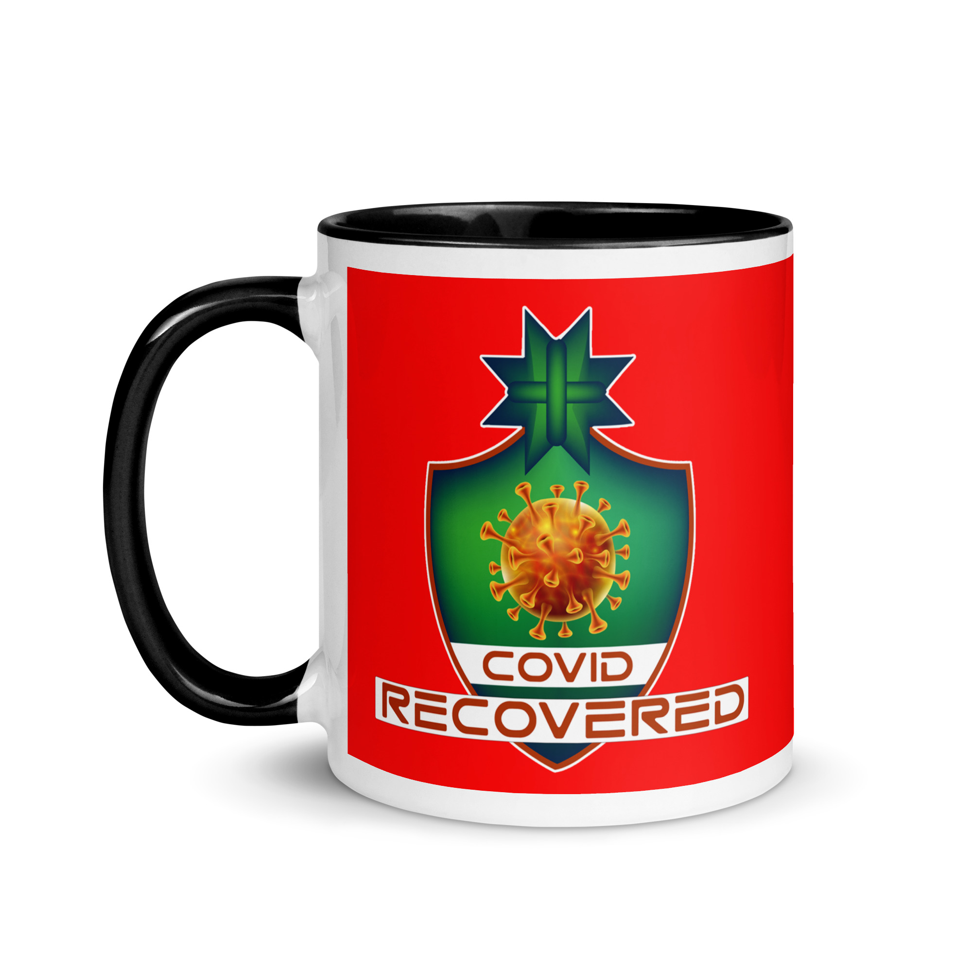 COVID RECOVERED Mug (pick inside color) - Image 3