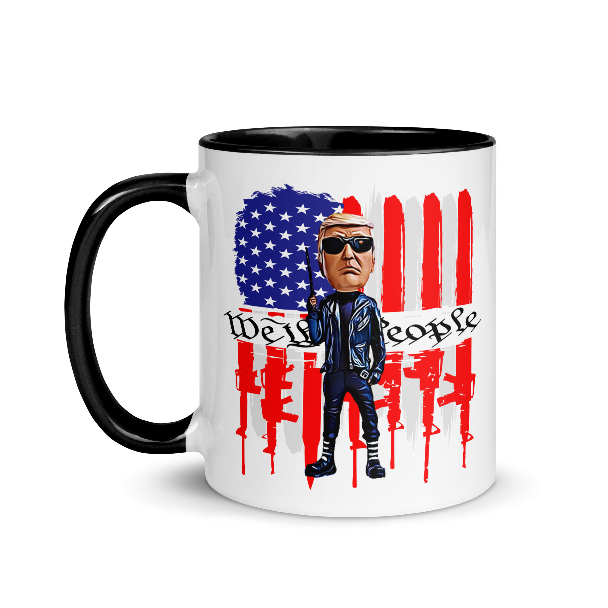 TRUMPINATOR WE THE PEOPLE Mug (pick inside color) - Image 3