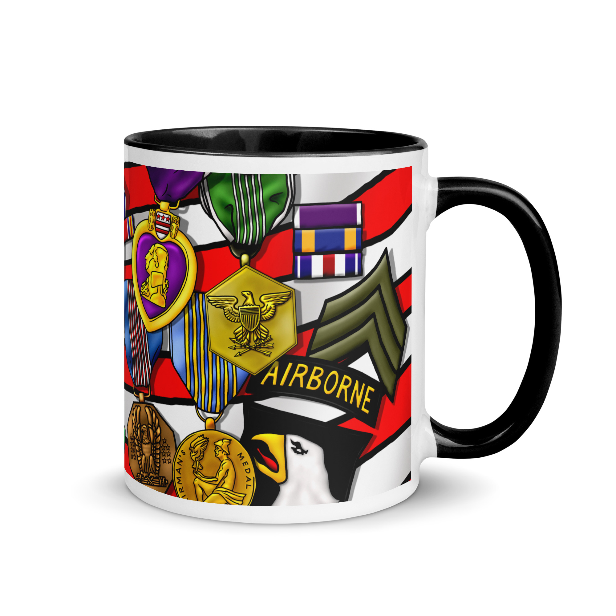 AIRBORNE Mug (pick inside color) - Image 2