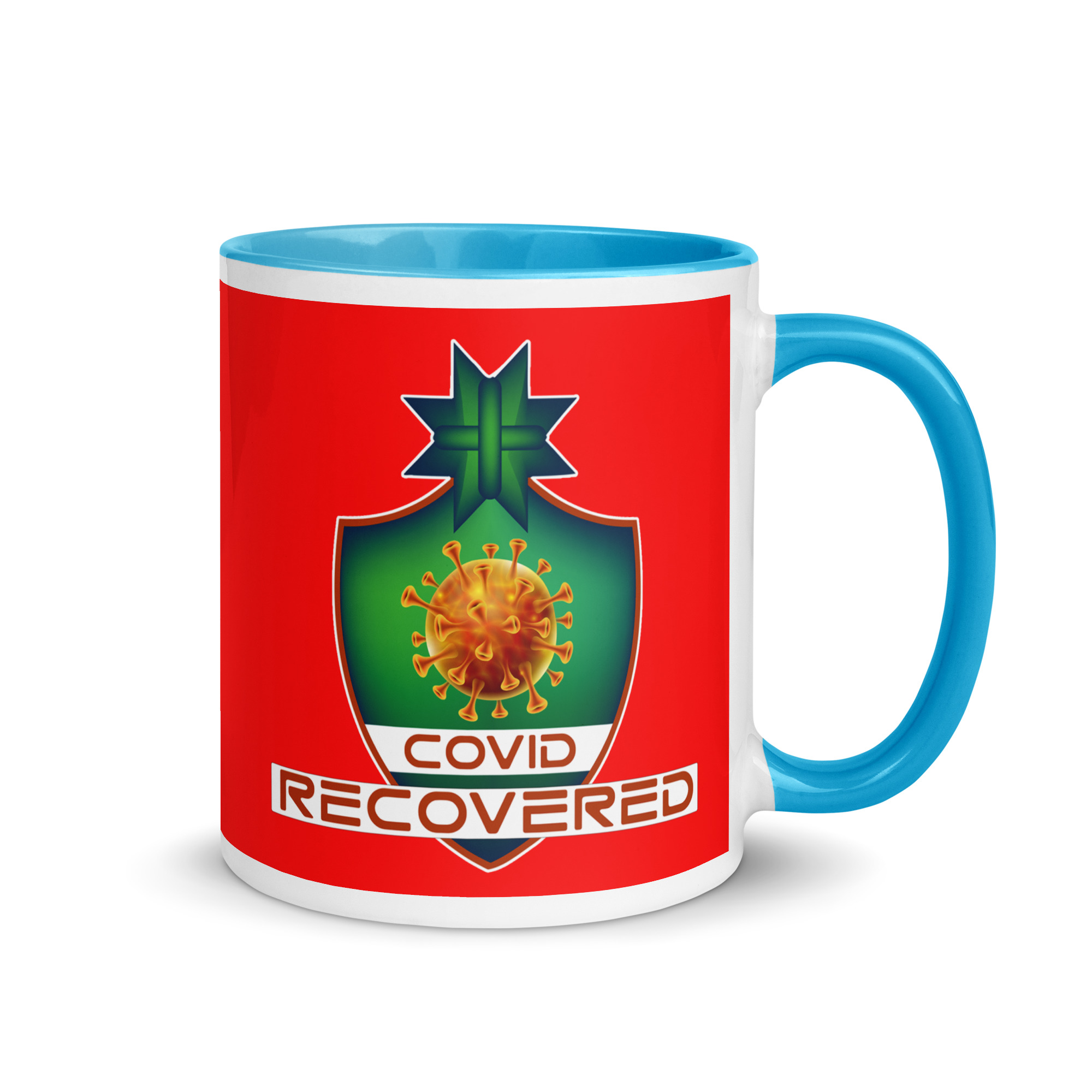 COVID RECOVERED Mug (pick inside color) - Image 10
