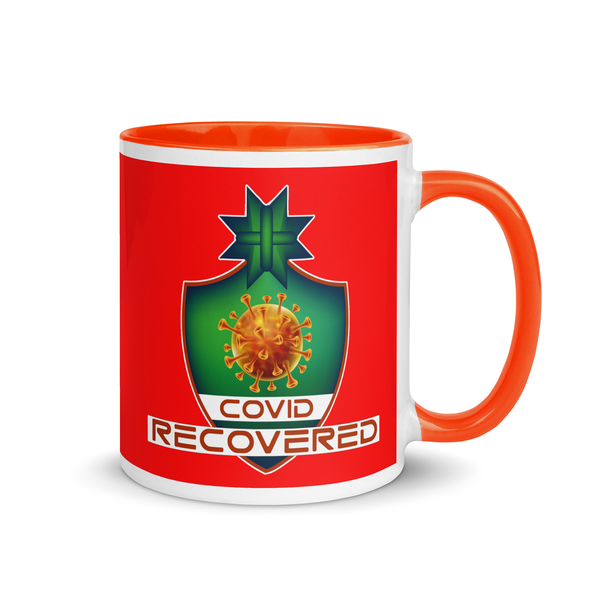 COVID RECOVERED Mug (pick inside color) - Image 7