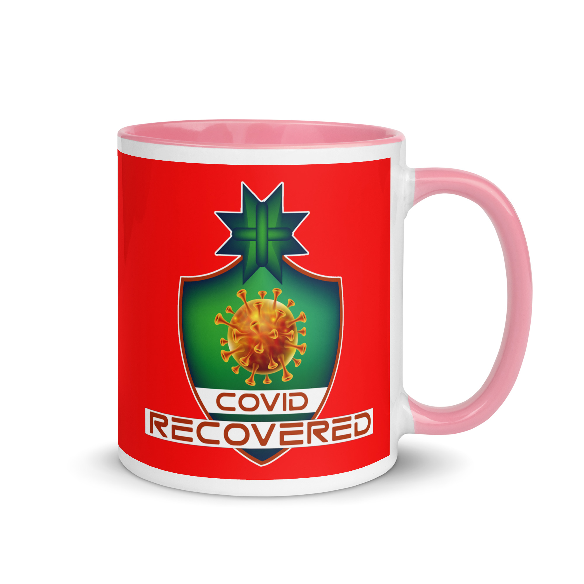 COVID RECOVERED Mug (pick inside color) - Image 13