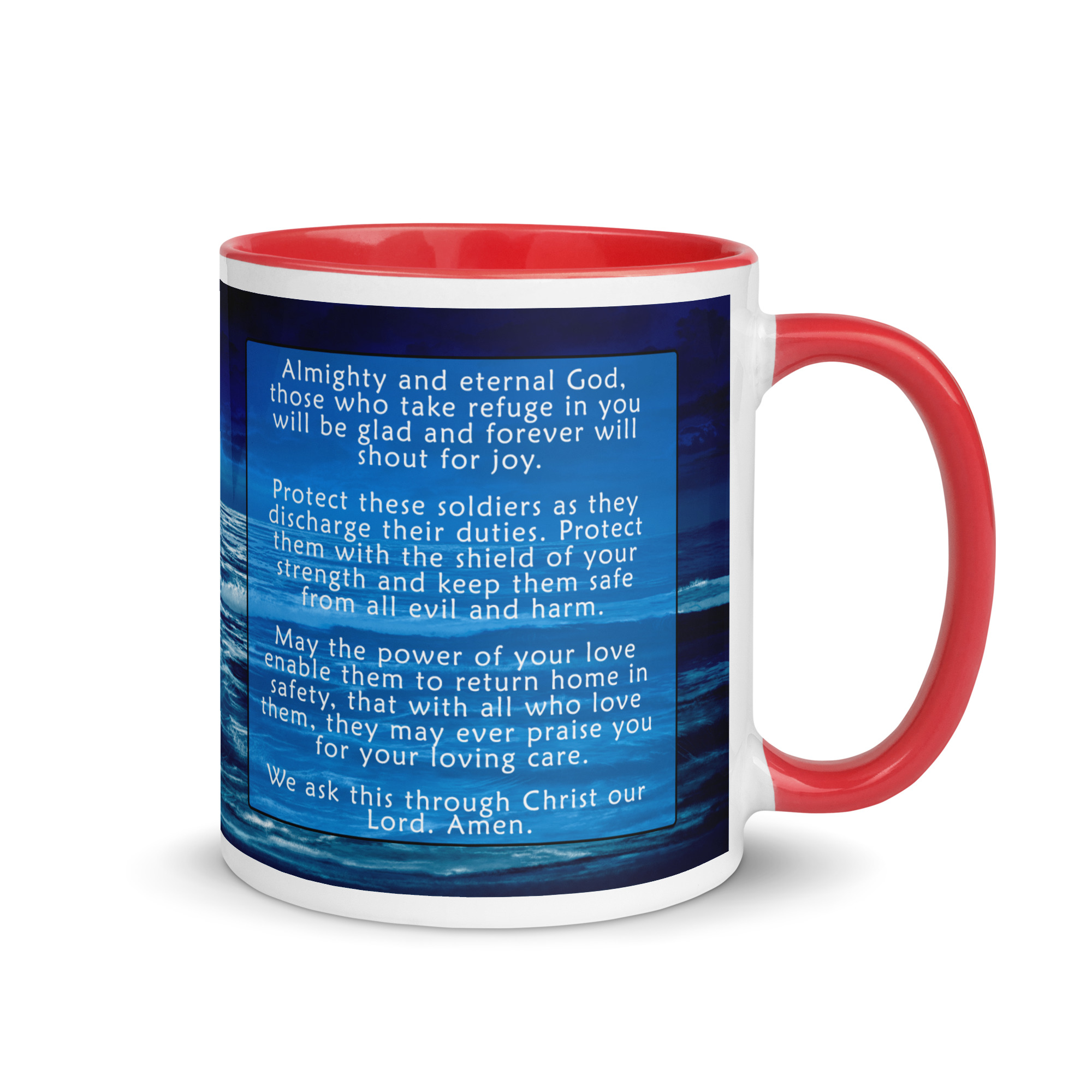 SOLDIERS PRAYER Mug (pick inside color) - Image 4