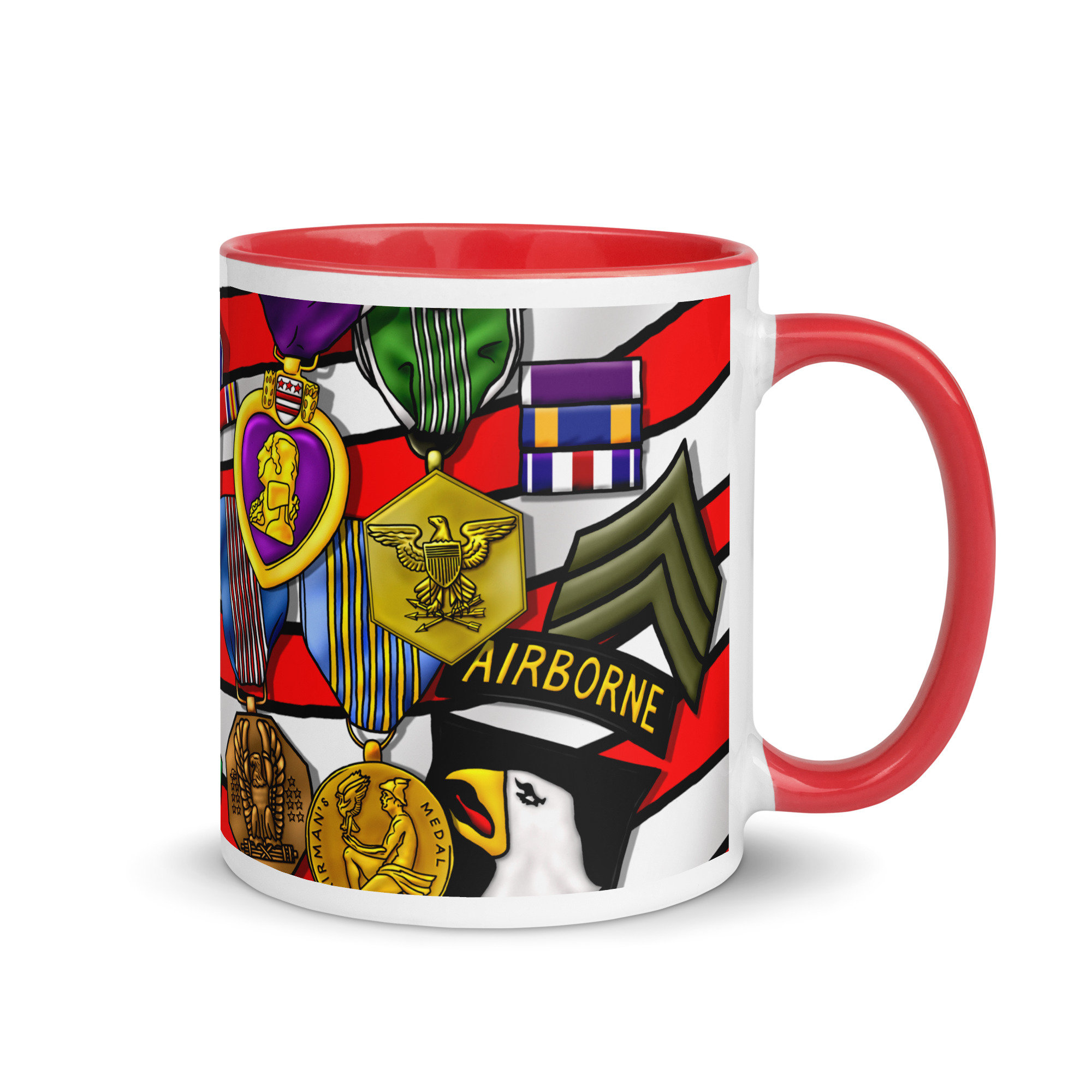 AIRBORNE Mug (pick inside color) - Image 4