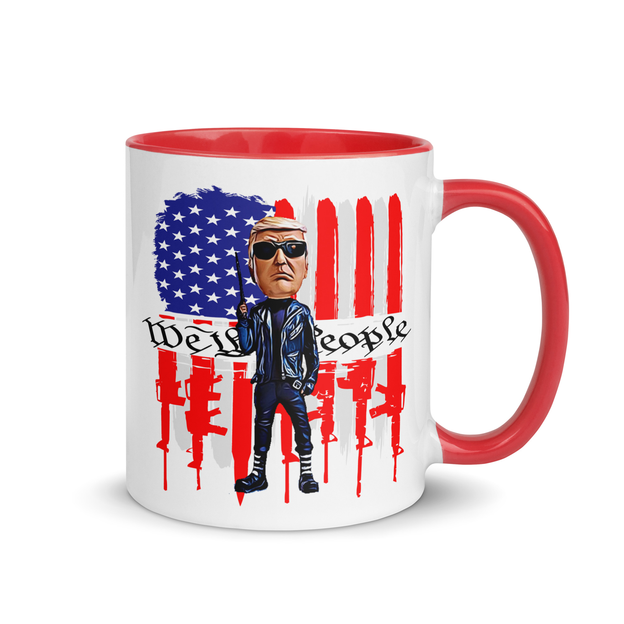 TRUMPINATOR WE THE PEOPLE Mug (pick inside color) - Image 4