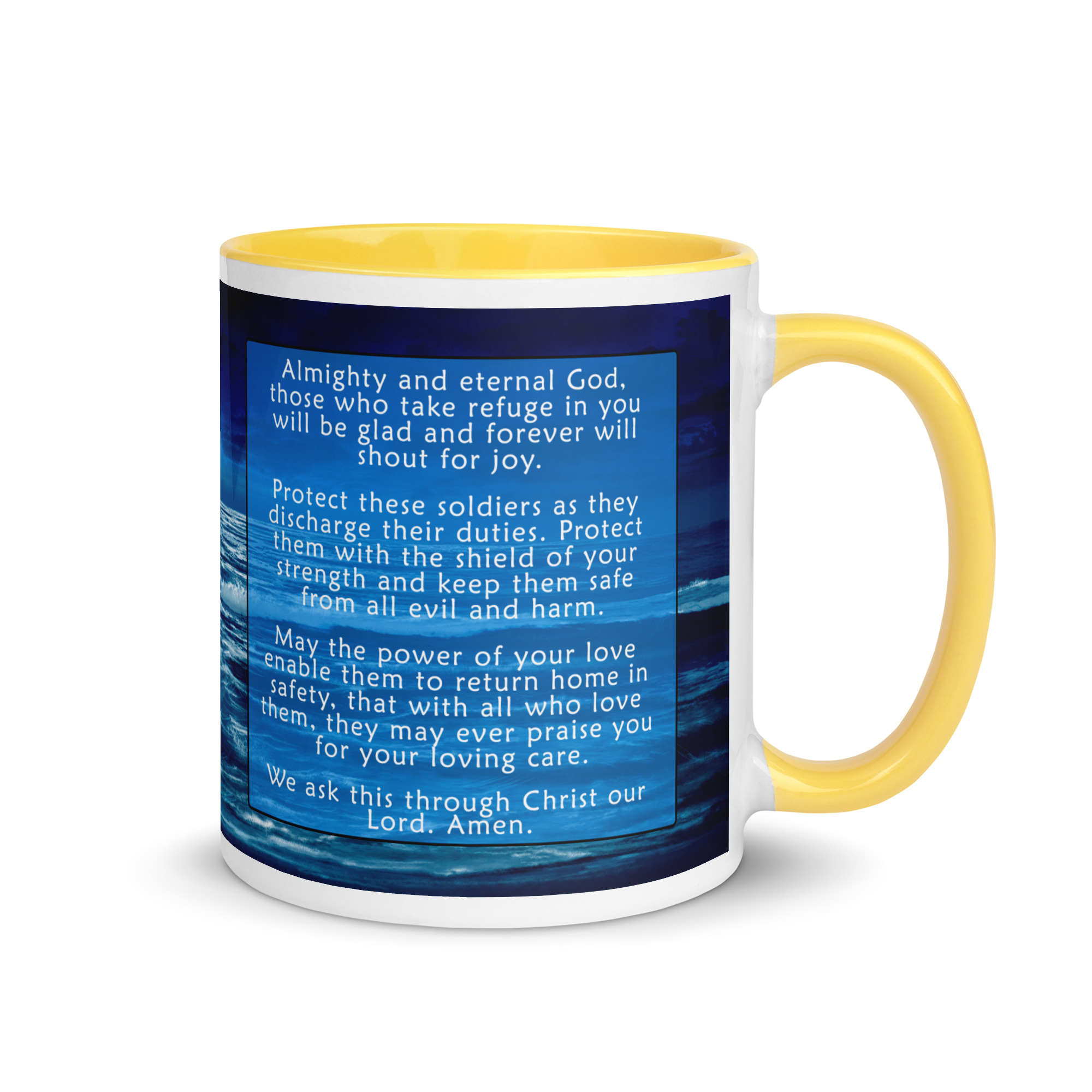SOLDIERS PRAYER Mug (pick inside color) - Image 16