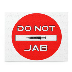 Alternative view of DO NOT JAB Puzzle (252-Piece)