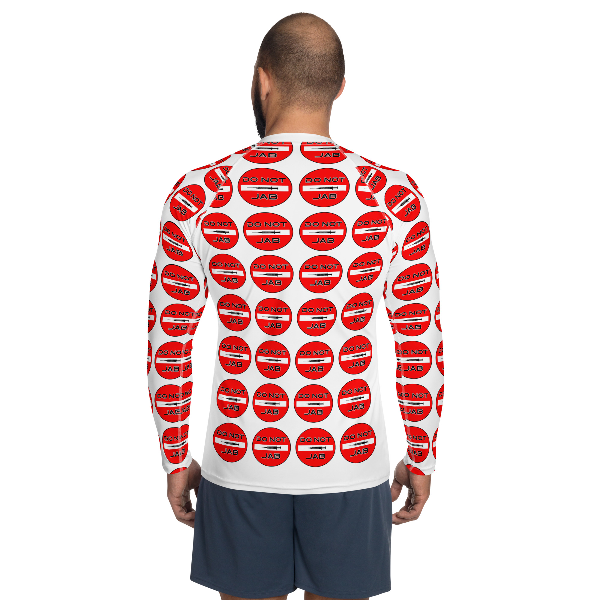 DO NOT JAB Men's Rash Guard - Image 2