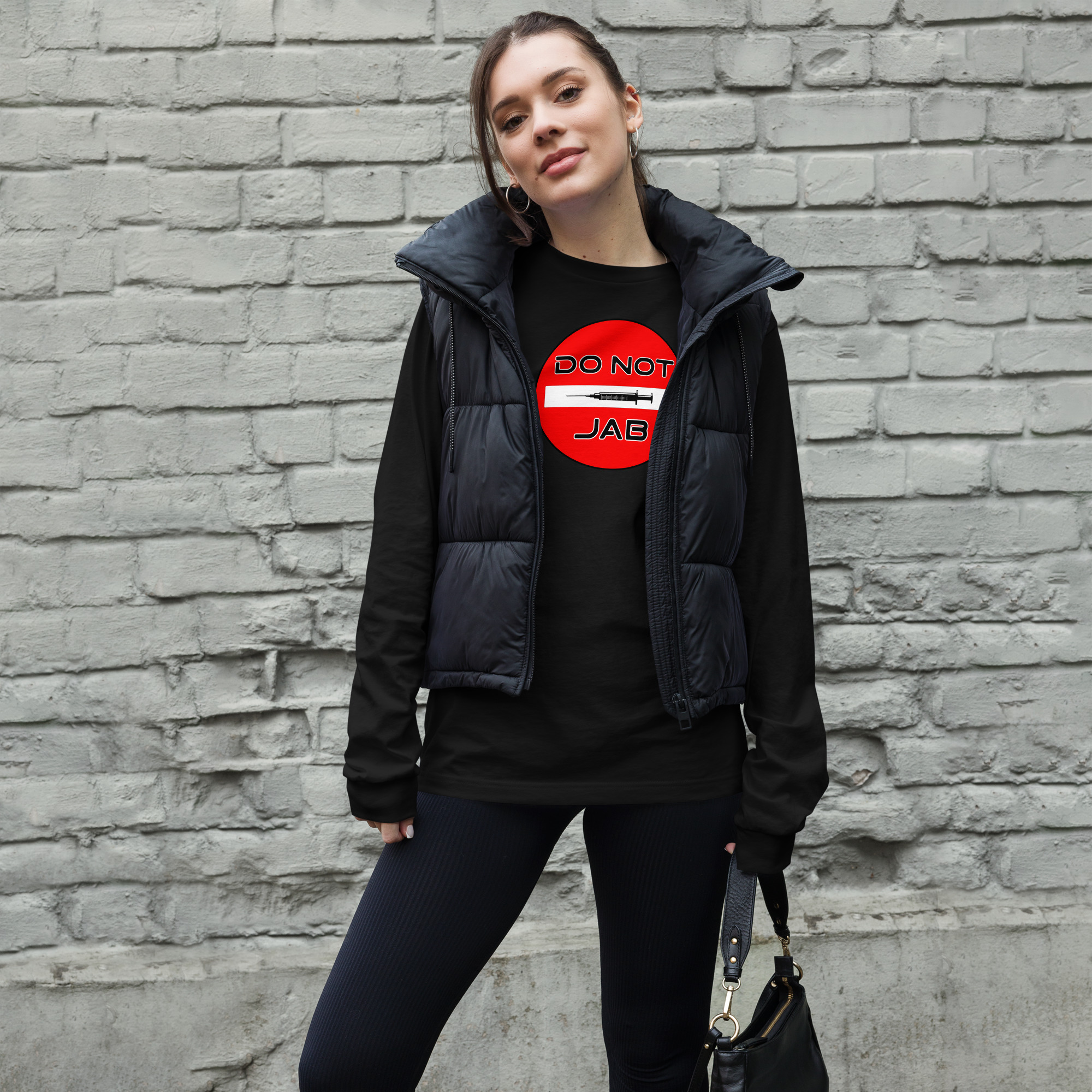 DO NOT JAB Unisex Long Sleeve Tee - Image 2