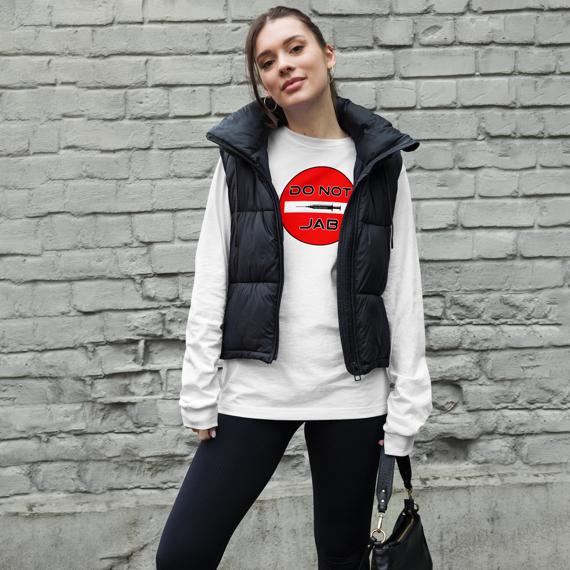 DO NOT JAB Unisex Long Sleeve Tee - Image 14